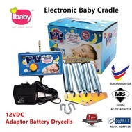 Polo Buaian Bayi Elektronik warranty 1tahun (PL8048g) ibaby Travel set