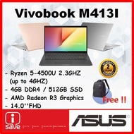 Asus VivoBook 14 M413I-AEK056TS / M413I-AEK057TS / M413I-AEK058TS 14'' FHD Laptop (R5-4500U, 4GB, 512GB SSD, W10)