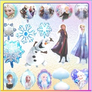 [Frozen Balloon] Princess Anna Elsa Princess Balloon Birthday Decoration Modeling Balloon Cartoon Ba