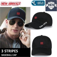 Baseball cap : 3 STRIPES - Baseball cap Golf cap Men's cap Women's cap