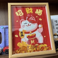 Lucky Cat DIY Diamond Painting Stickers