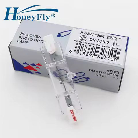HoneyFly JPD Halogen Lamp R7S 25V 150W J65 65mm Q150T4/CL25 Double Ended Tungsten Tube for Dental Ri