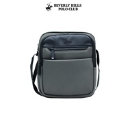 BEVERLY HILLS POLO CLUB Men's Sling Bag / Nylon / Grey / BHC046N9