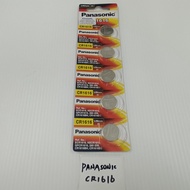 (5PCS PANASONIC CR1616) (expired date Aug-2025) PANASONIC CR1616 MICRO LITHIUM BATTERY