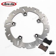 Arashi CNC Rear Brake Disc Disk Rotor Organic Pad For BMW F 800 GT F800GT 2013 2014 2015 Motorcycle 
