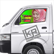 STICKER ONE WAY KACA PINTU MOBIL CARRY PICK UP NEW STIKER VARIASI KACA CARRY NEW KODE KIRANA 01