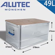 台灣總代理 德國ALUTEC -輕量化分類鋁箱 工具收納 露營收納 (49L)+蓋