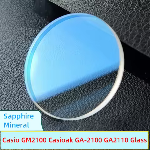 GM-2100 Sapphire Mirror for Casio GM2100 glass Casioak GA-2100 B2100 Glass Mineral CASE GLASS G-SHOC