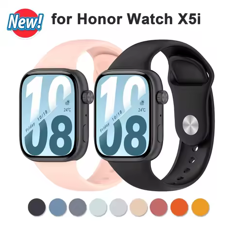 Soft Silicone Strap for Honor Watch X5i Sport Strap Replace Wristband Correa for Huawei Honor Watch 