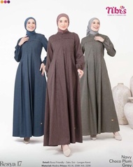 Resya 17 Gamis Nibras || Material Medina Berkualitas