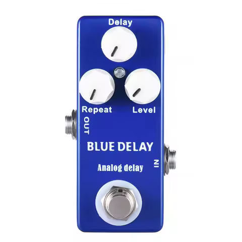 Mosky Deep Blue Delay Mini Guitar Effect Pedal True Bypass Analog Delay Guitar Parts