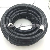 6Beige Nylon Braided Fuel Hose AN6 Car modified rubber fuel hose