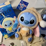 โมเดลพวงกุญแจตุ๊กตา Stitch  ก่อนนอนต้องกินอะไรก่อนนะ  น่ารัก ของขวัญ คอลเลคชั่น งานลิขสิทธิ์ของแท้