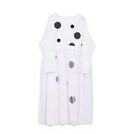 XITAO Long Sleeve T-shirt Dress Mesh Patchwork Loose Casual Women Dress