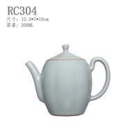 ชุดชาเซิร์ฟจีนโบราณ Tianqing Luoyao Beauty Shoulder Tea Pot Ceramic Ceremonial Tea Set Single Pot Pu