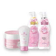 โลชั่นนมหอมซีเคร็ท Milk Secret นมหอม ซีเคร็ทบอดี้โลชั่น + ครีมออยหอม NAPAS CREAM OIL ออยหอม นภัส พิท