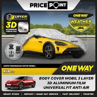 3-Layer Car Cover KIA EV6 Waterproof 3D Aluminum Film ONEWAY