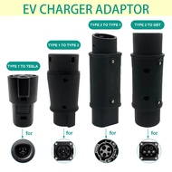 Type 1 to Type 2 Tesla Adapter EV Converter J1772 to Tesla Converter For Electric Car Vehicle Chargi