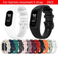 For Garmin vivosmart 5  / Garmin smart 5 strap 2022 new silicone case straps smart watch band