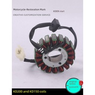 Block ex5 dream lc v8 Kaidian KD150-G1-G2-U-U1-U2-Z2 Motorcycle Magnetic Motor Fixed Sub Coil Rotor 