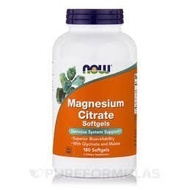 Now Foods Magnesium Citrate 180 Softgels