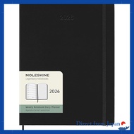 Moleskine 2026 Weekly Diary - 12 Months, XL Size , Hard Cover, Black