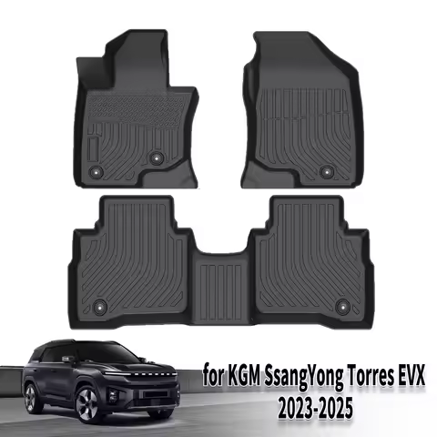 for KGM SsangYong Torres EVX 2023-2025 Eco-Friendly TPE Car Floor Mats & Trunk Mats, All-Weather Pro