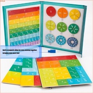 Chua Magnetic Fraction Educational Toy Magnetic Fraction Tiles Fraction Circles Set