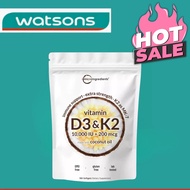 Micro Ingredients Vitamin D3 K2 Supplement 180 Softgels