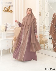 Dress set Pashmina Gamis Mom Sarimbit Aden AA