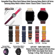 Fashion Strap Samsung Galaxy Watch 6 / Classic - Tali Jam Tangan 20mm 