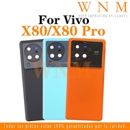 Back Battery Cover Housing For VIVO X80 V2183A V2144 / X80 Pro V2185A V2145 Battery glass Back Cover