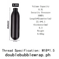 M18*1.5 Pcp /Tank Bottle/Round Bottomed Aluminum Bottle /Aluminum Diving Cylinder/Paintball Pcp