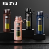 Large Capacity Glass Cup 600ml 1,000ml Glass Water Bottle Shock-resistant Tea Strainer Cup Easy to C