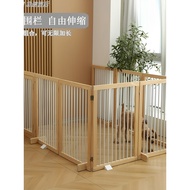 Indoor Isolation Foldable Free Installation Dog Pet Fence Cat Fence Wooden Anti-Breaking Cat Fence R