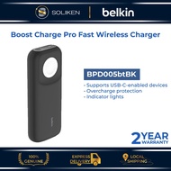 Belkin BPD005btBK Boost Charge Pro Fast Wireless Charger For Apple Watch + Power Bank 10k - Black