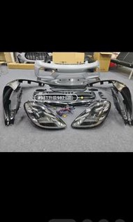 保时捷981改新款gt4前杠 led四眼大灯前槓 後槓 保險槓 中網 大燈 下護板 亮條 水箱 冷凝器 電子扇 老款改新款 低配升級高配 泵把頭 前泵把 後泵把 鬼面罩 頭燈 尾燈 鮑魚 發動機 踩車