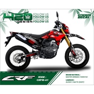 CRF 150L FULLBODY DECAL CUSTOM VARIATION - CRF 150L FULLBODY STICKER ACCESSORIES - CRF 150L STRIPING