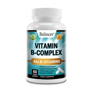 Vitamin B Complex with Vitamin C and Folic Acid - B12 B1 B2 B3 Vitamin B5 Pantothenic Acid B6 - Nerv