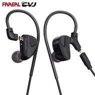 FAAEAL CVJ Assassin Game Earphone With Mic 1BA+1DD+1 Vibration 4 Tune Switch Adjustable Earbud 3D Ga
