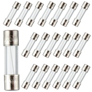 BOJACK 5x20mm 6A 6amp 250V 0.2x0.78 Inci F6AL250V Fiuz Kaca Cepat Pecah (Pek 20)