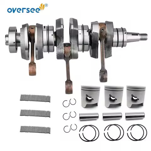 6H3 Crankshaft Assy with Piston Set For Yamaha Outboard Engine 60HP 6K5 Model Parsun 6H3-1140-03 69D