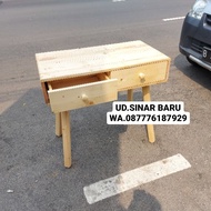 Meja rias jati belanda / meja dandan kayu jatibelanda