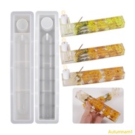 Autumnan1 Rectangular Incenses Insert  Holder Molds Resin Epoxy Mold for DIY Candlestick Jewelry Wed