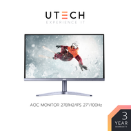 จอคอมพิวเตอร์ จอมอนิเตอร์ MONITOR AOC 27B1H2/67 27" Full HD 100Hz IPS Monitor Frameless &amp; Ultra Slim (HDMI) by UTECH