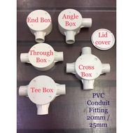 PVC Conduit Fitting 20mm 25mm 3/4" 1" PVC conduit pipe fitting accessories