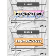 LABEL PAPAN KENYATAAN / MATA PELAJARAN  - Hiasan kelas dan bilik khas (Pelbagai Tema) SOFT COPY (1 d