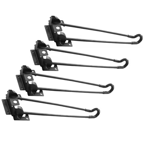 4pc Folding 185Mm Hairpin Metal Legs For Furniture For Furniture Heavy Duty Foldable Bench Desk Coff
