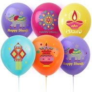5pcs/set Deepavali Party Decoration Item Diwali Latex Diwali Decorations Items Balloons Balloons Cel