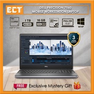 Dell Precision 7560 Mobile Workstation Laptop (i7-11850H 4.80Ghz,1TB SSD,16GB,15.6"FHD,RTX 3080 16GB